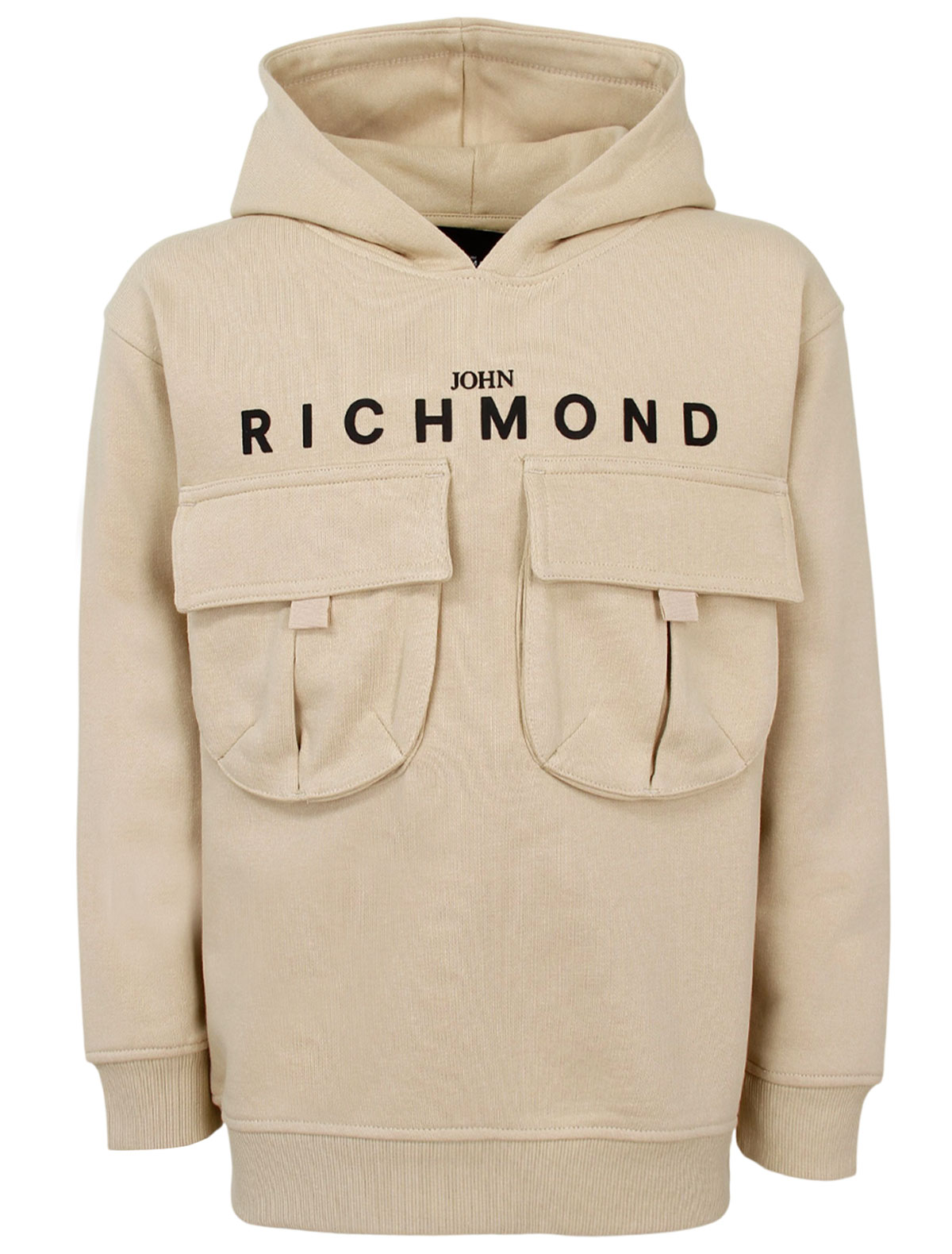 Худи с объемными карманами