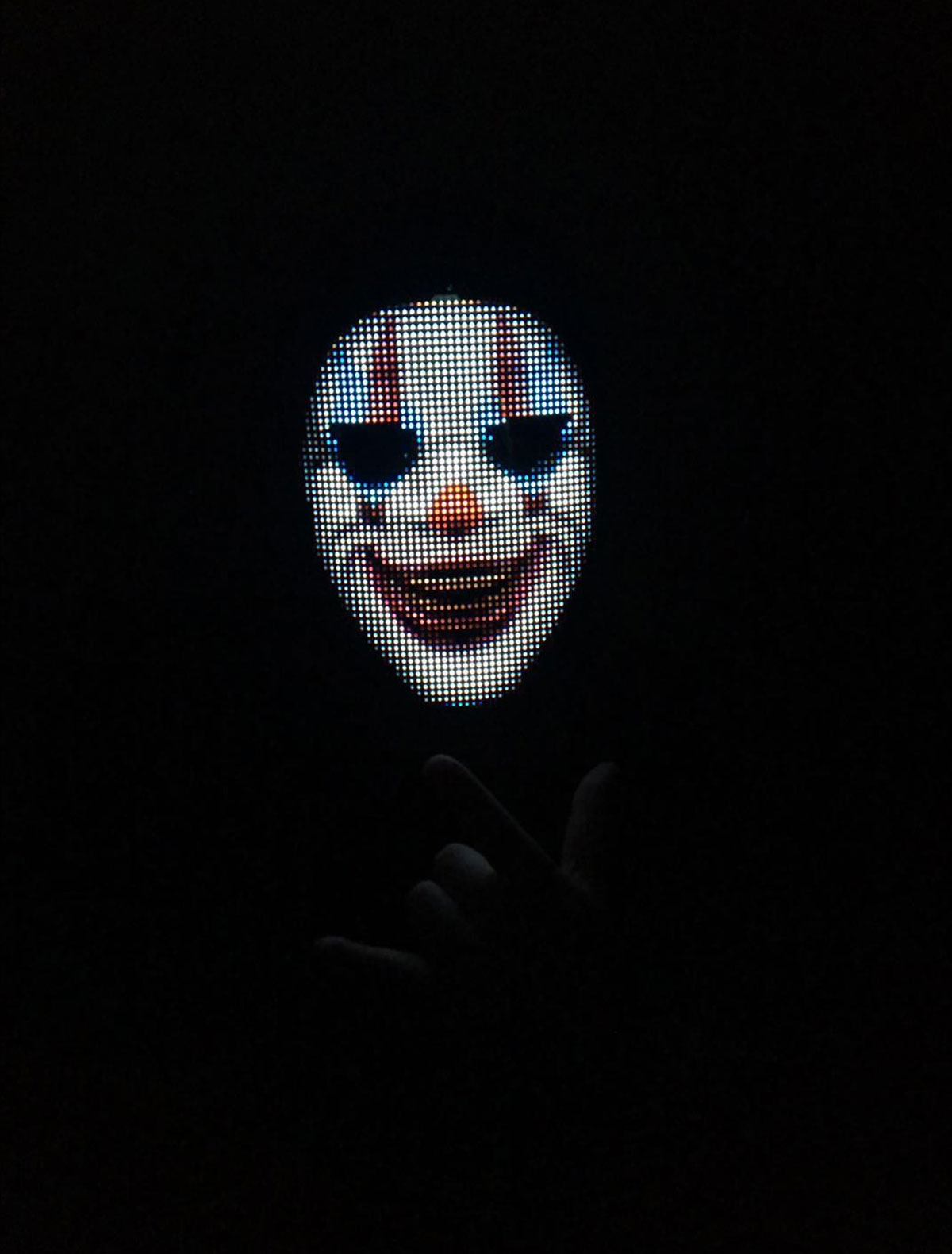 Маска карнавальная с LED экраном CYBER FACE Cyberpix, 6574528180024 ...