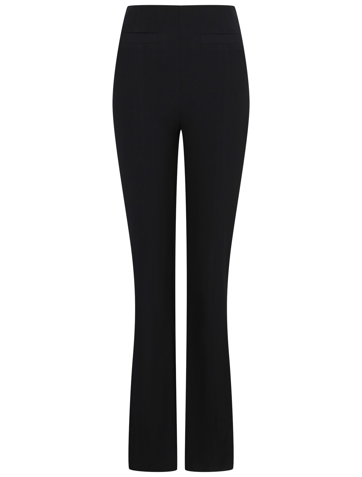 Темно-синие брюки клеш