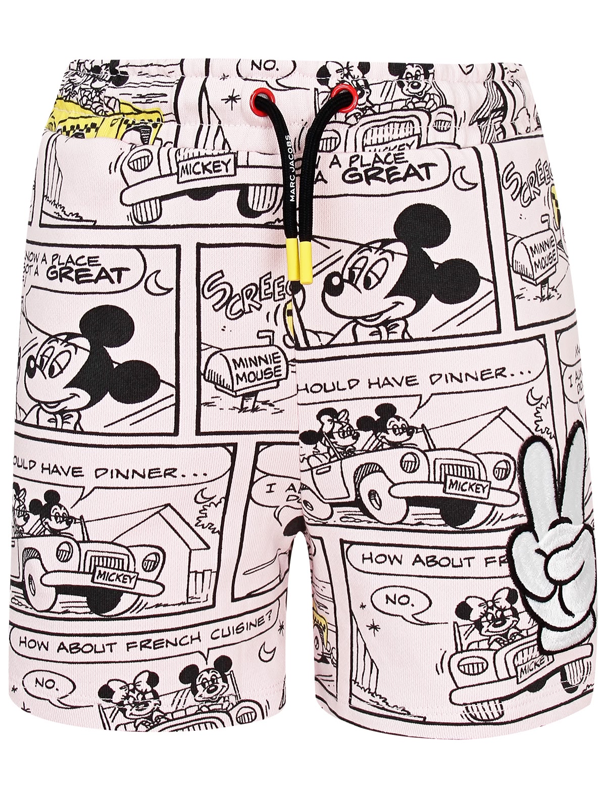 Шорты с принтом комикс