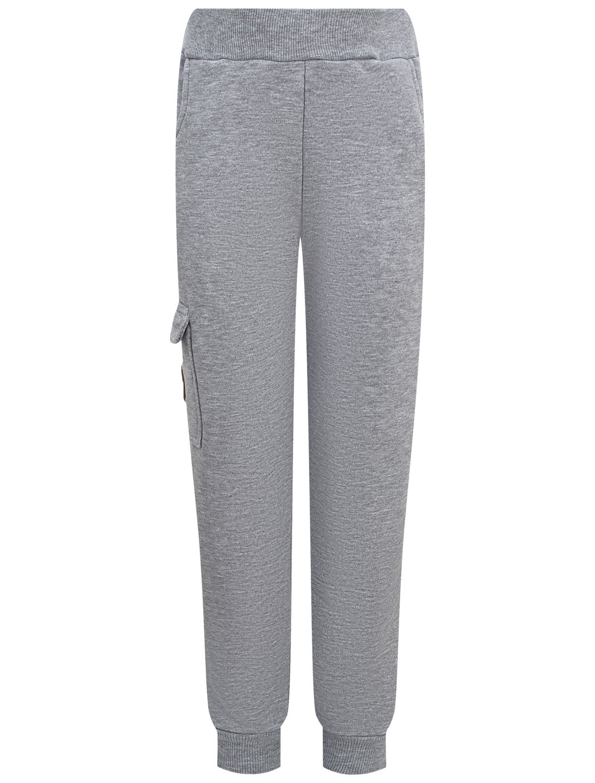 Спортивные брюки цвета серый меланж