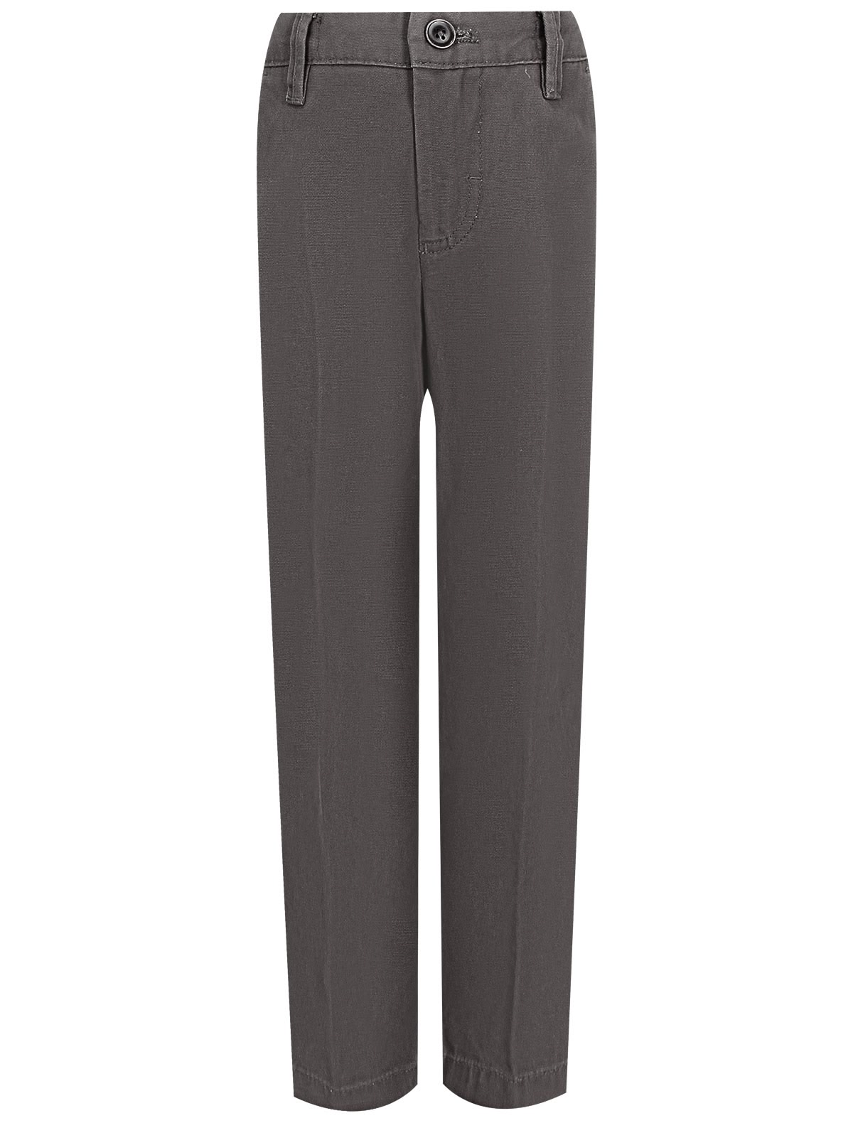 Серые хлопковые брюки
