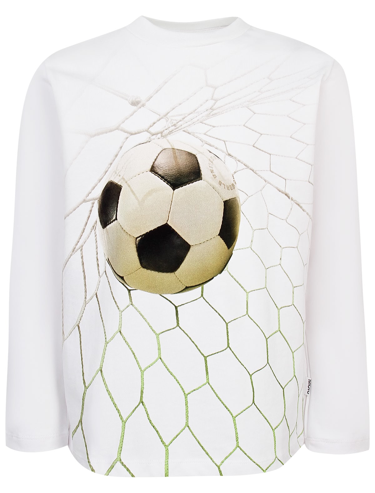 Хлопковый лонгслив с принтом