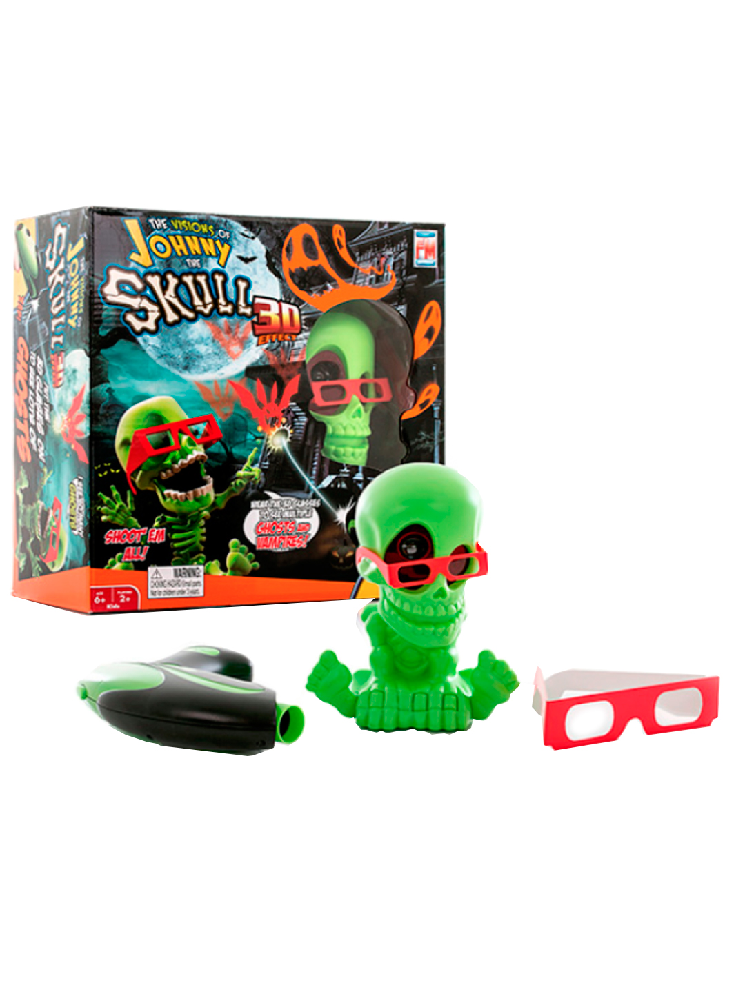 

Игрушка Johnny the Skull, Черный, 2267652