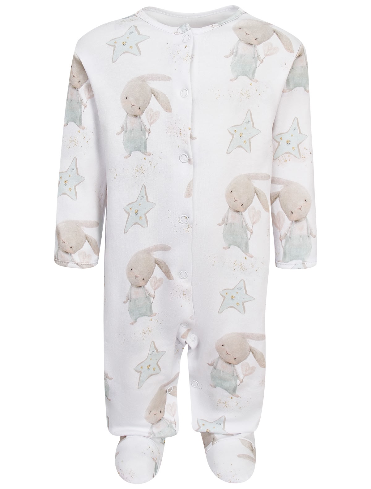 Комбинезон с принтом зайка