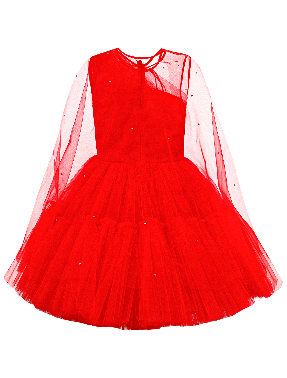 Платье SASHA KIM 2360484, цвет красный, размер 4 1054609187869 - фото 5