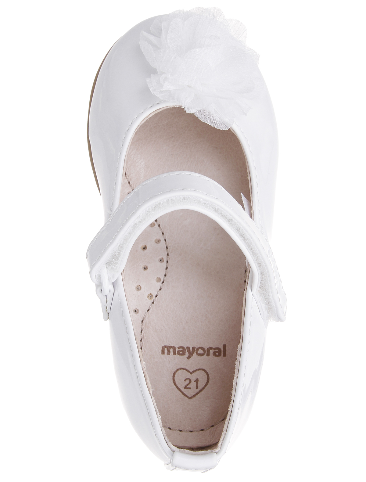 Туфли Mayoral 2665569, цвет белый, размер 24 2014509412842 - фото 4