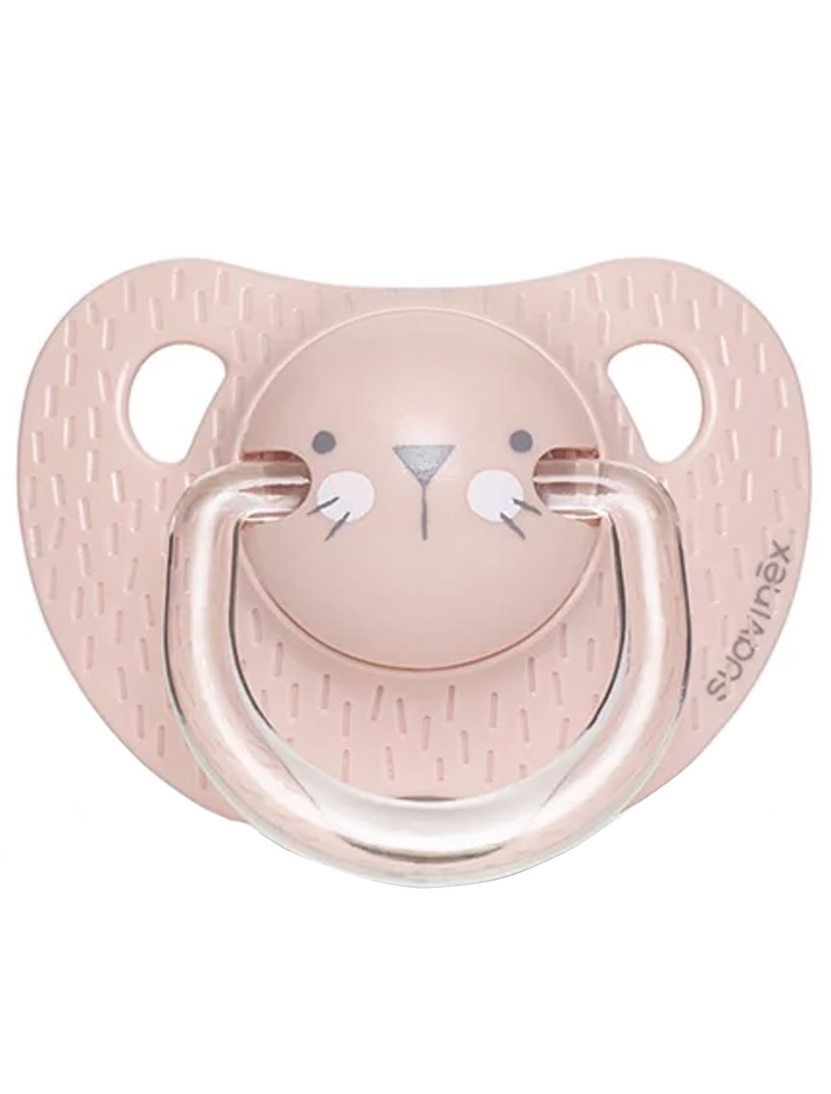 Соска Suavinex пустышка suavinex hugge baby розовый зайка анатомическая силиконовая 18 36 мес