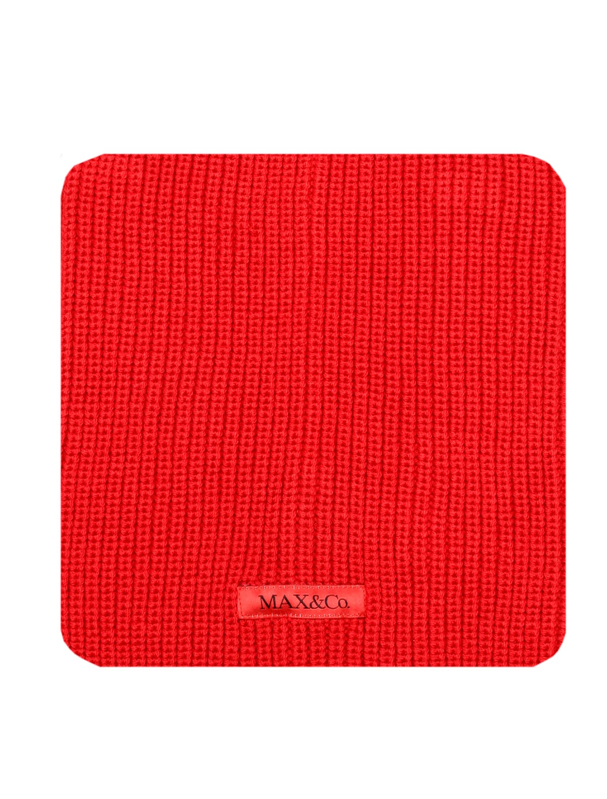 Ярко-красный шарф-снуд