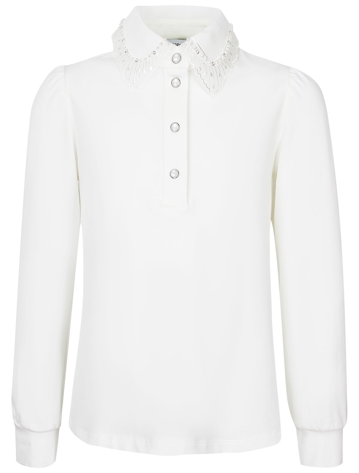 Блуза с отложным воротничком