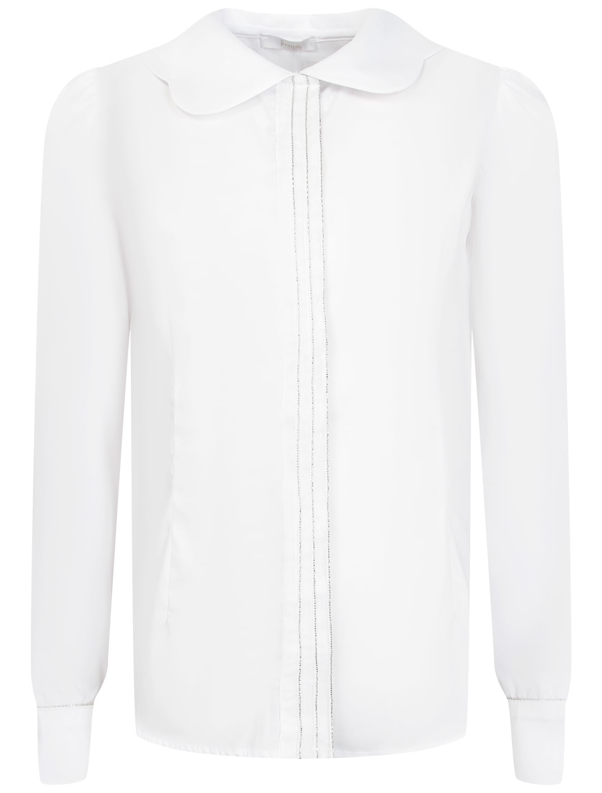 Белая блуза с декором