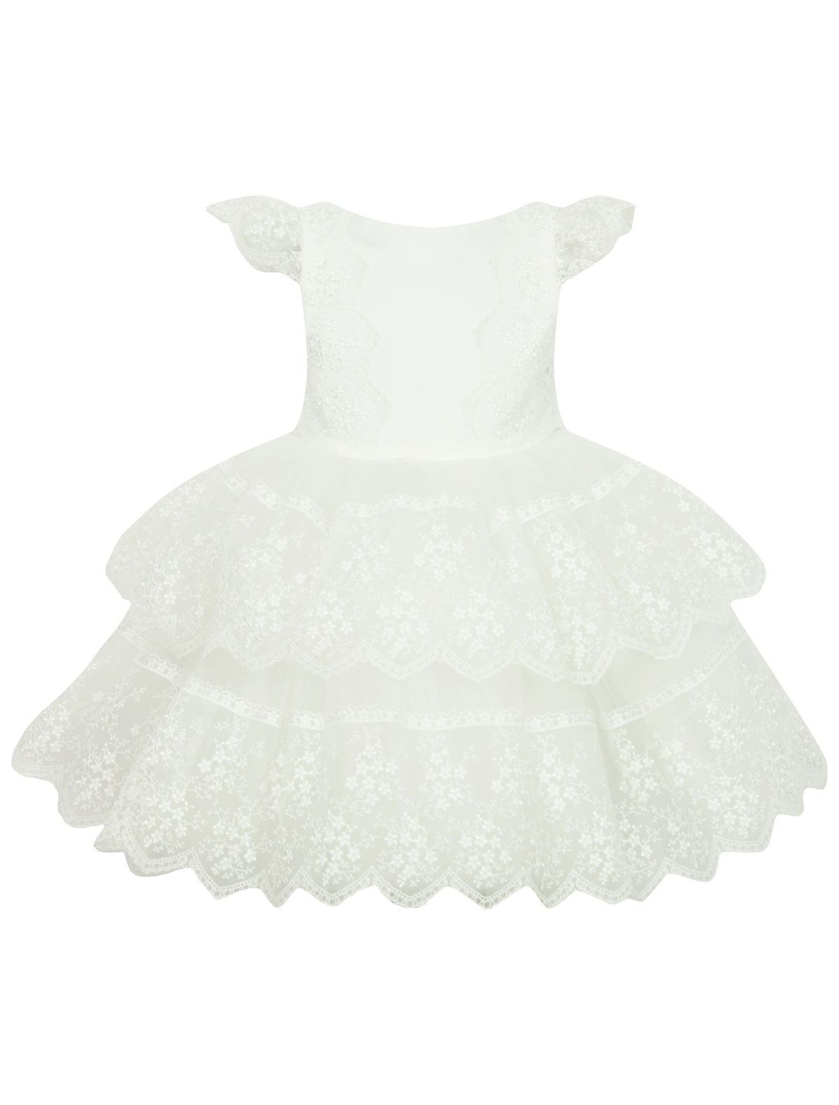 Платье ENN`STORE белого цвета