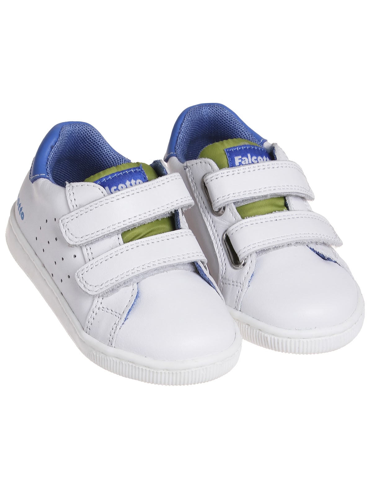 Белые кеды на липучках