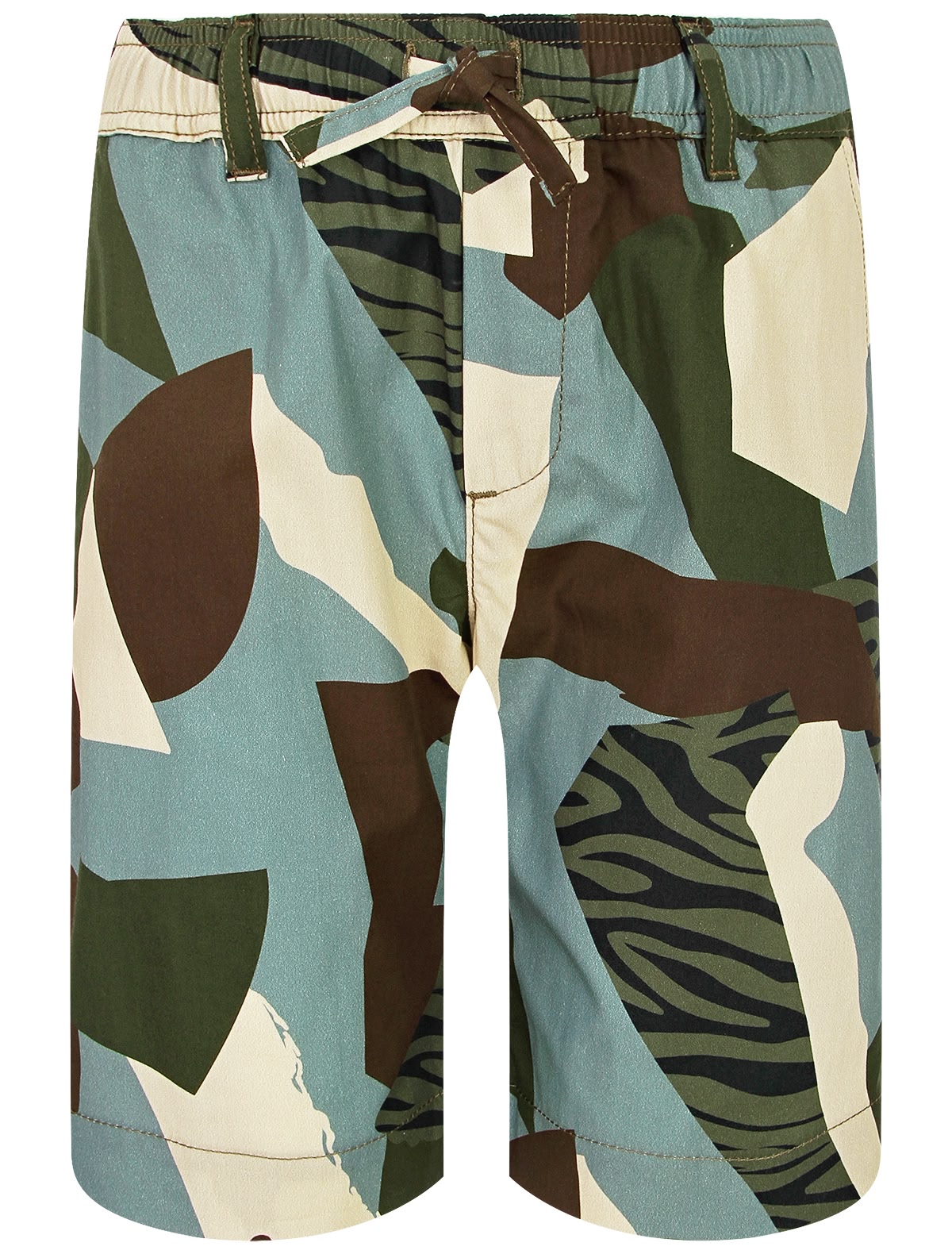 Шорты с абстрактным принтом