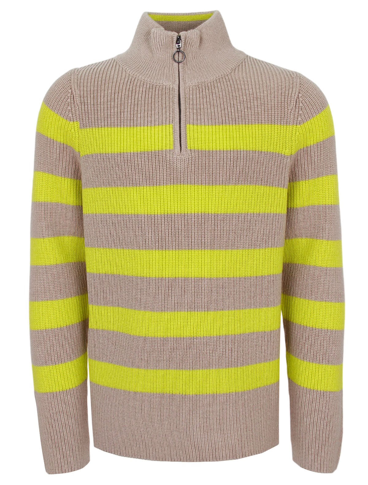 Джемпер в жёлтую полоску