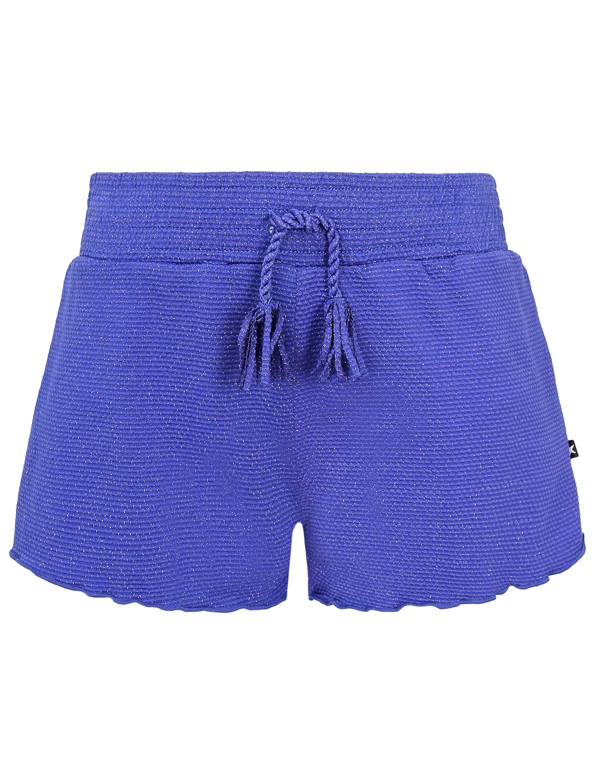 Синие пляжные шорты с глиттером