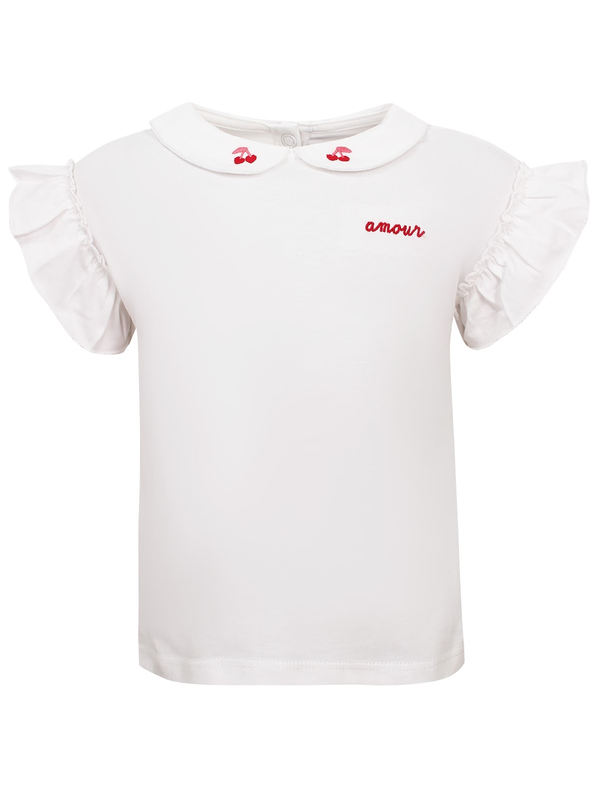 Футболка с рукавами-оборками