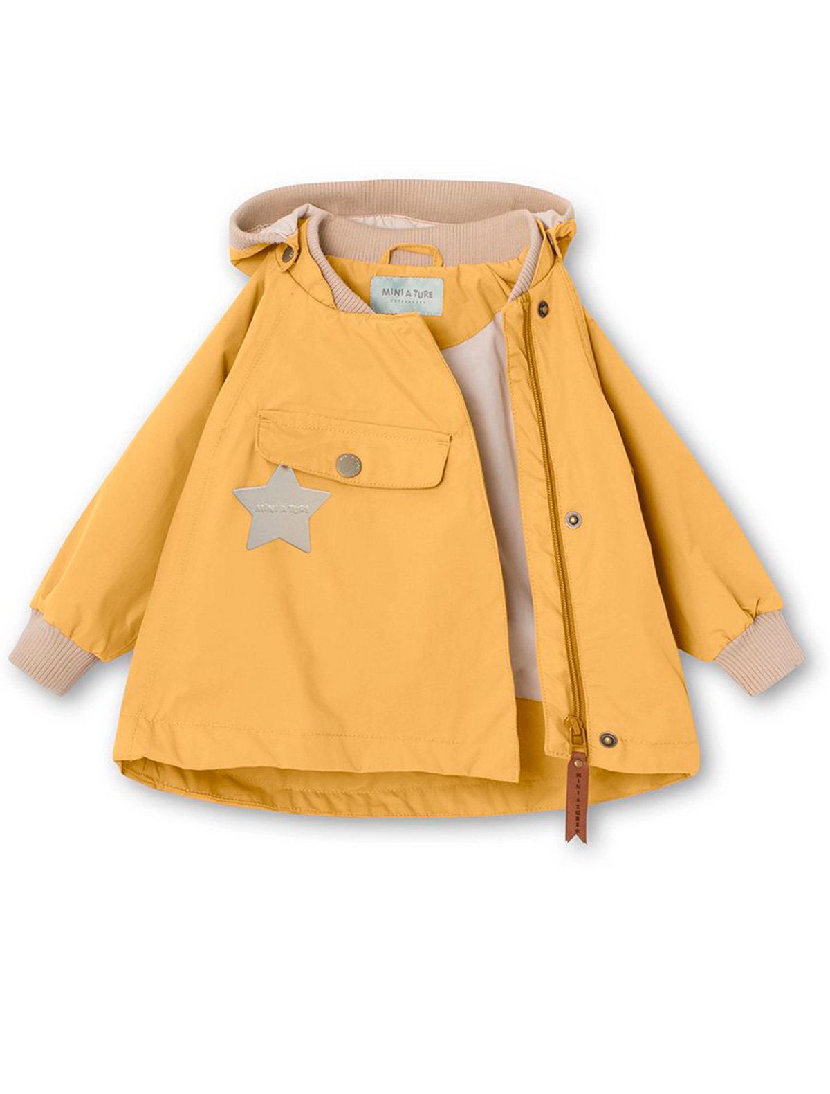 Куртка Mini a Ture 2403539, цвет желтый, размер 4 1074509271390 - фото 2