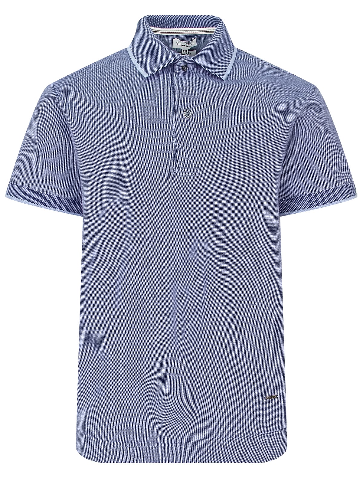 Поло оттенка синий деним