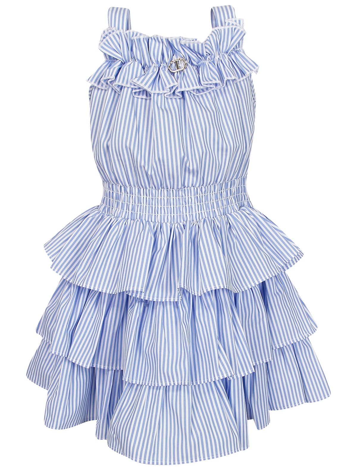 Хлопковый сарафан в полоску