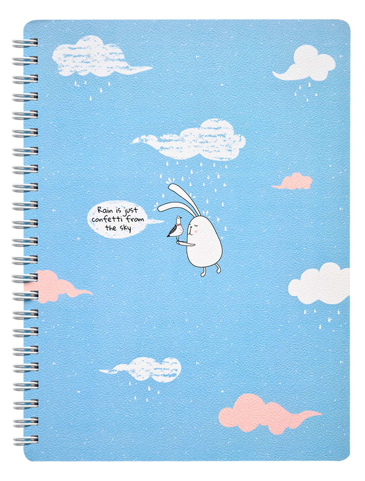 Тетрадь на спирали Bunny, 156х207 мм, 120 л., клетка