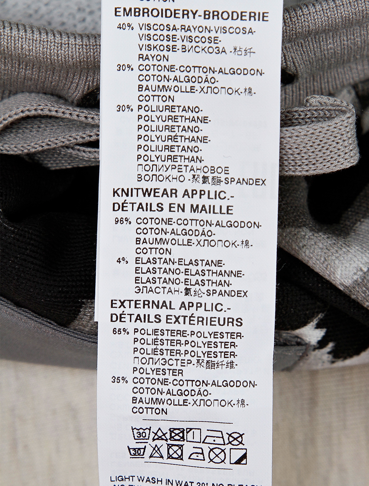 Брюки спортивные Dolce & Gabbana 2296002, цвет серый, размер 18 4244519171714 - фото 4