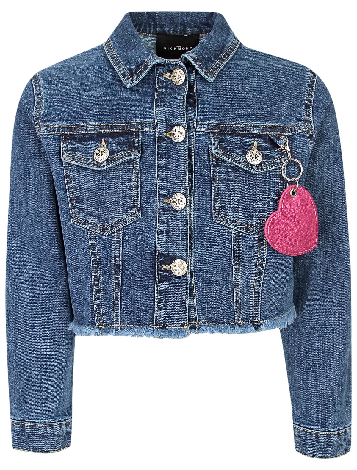 Укороченная джинсовая куртка