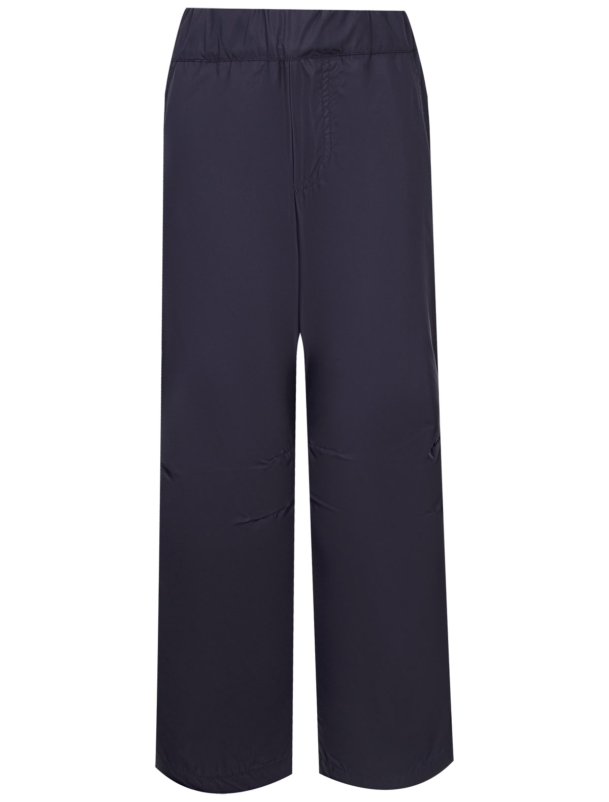 Синие утеплённые брюки