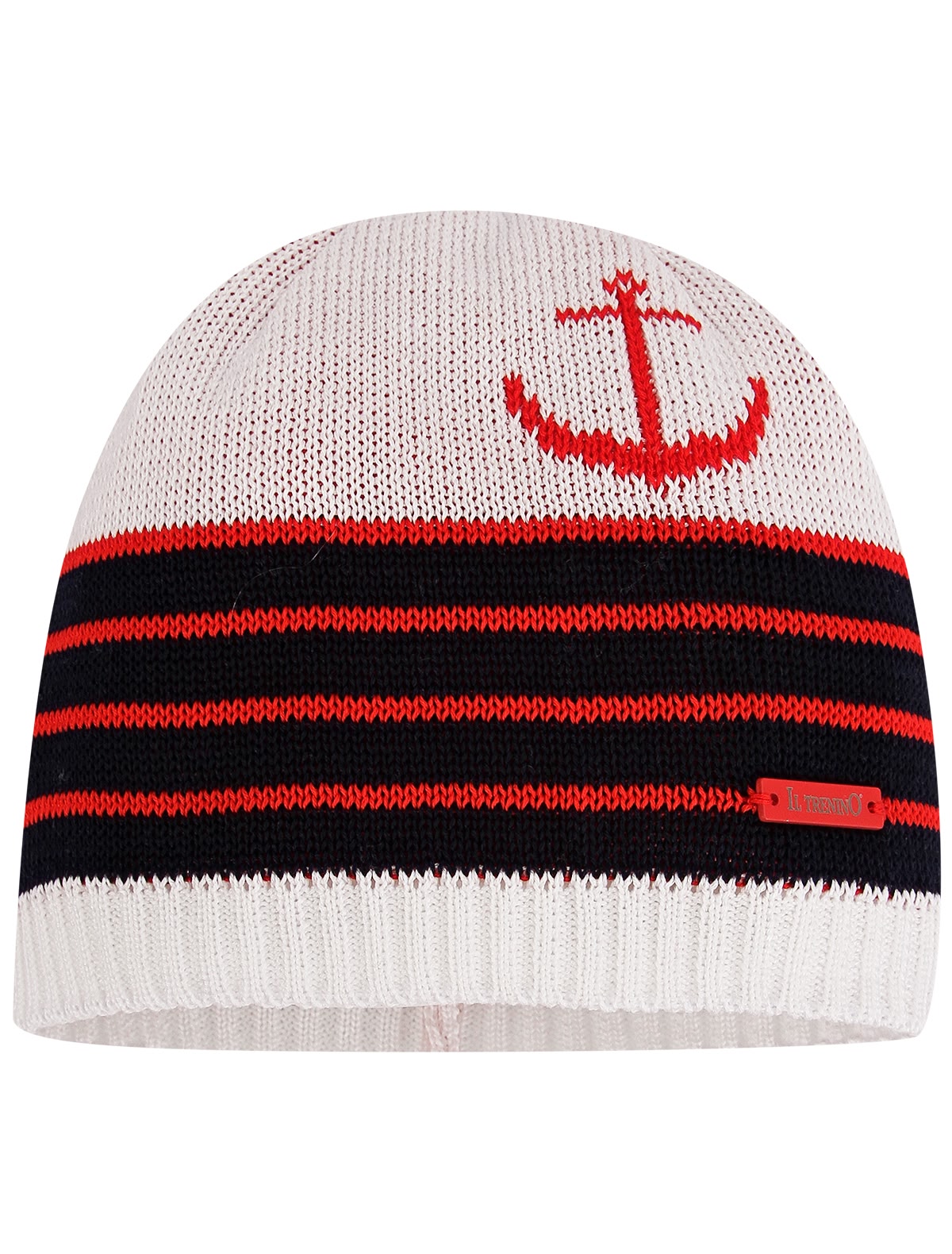 Хлопковая шапка с якорем