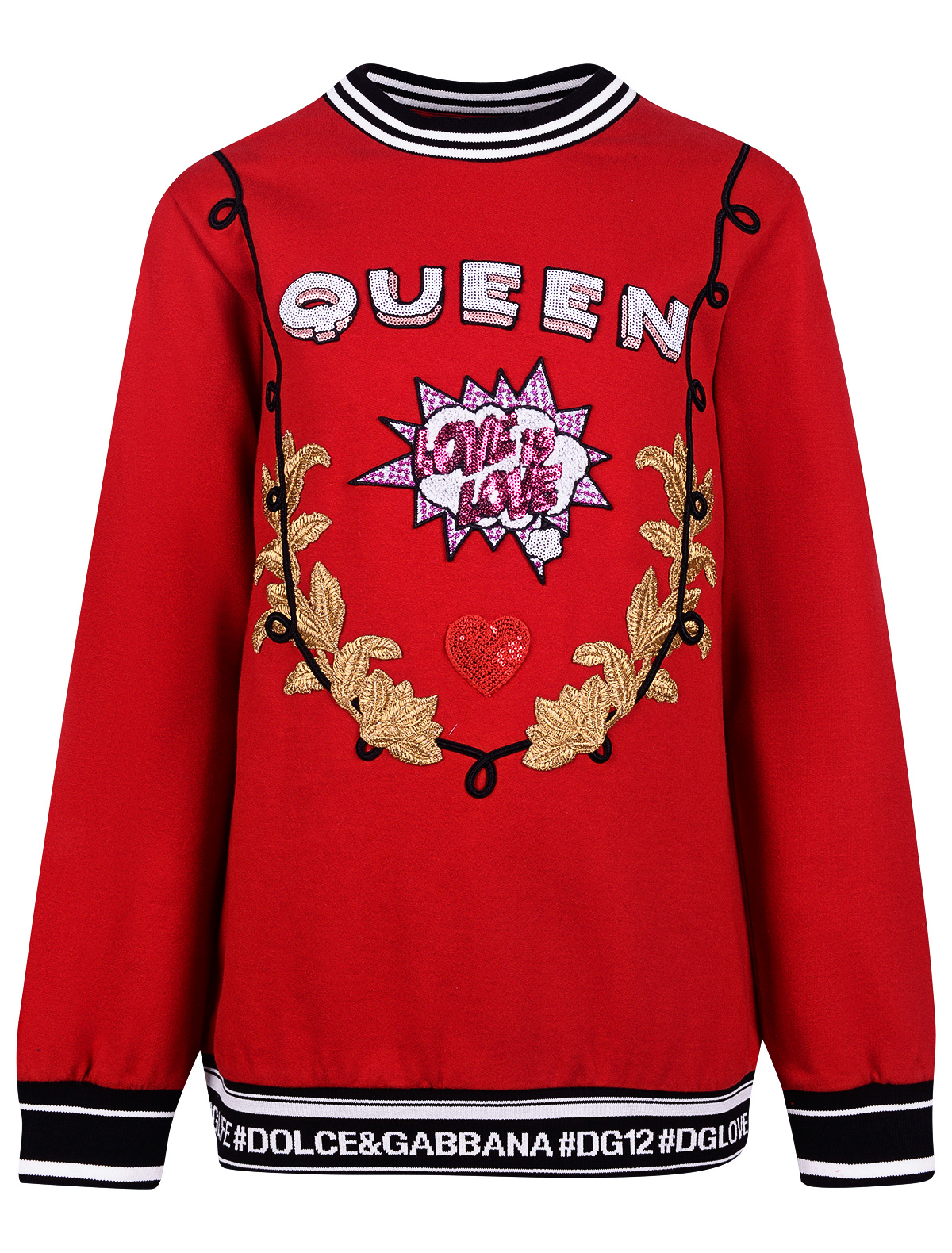 

Свитшот Dolce & Gabbana, Красный, 1846404