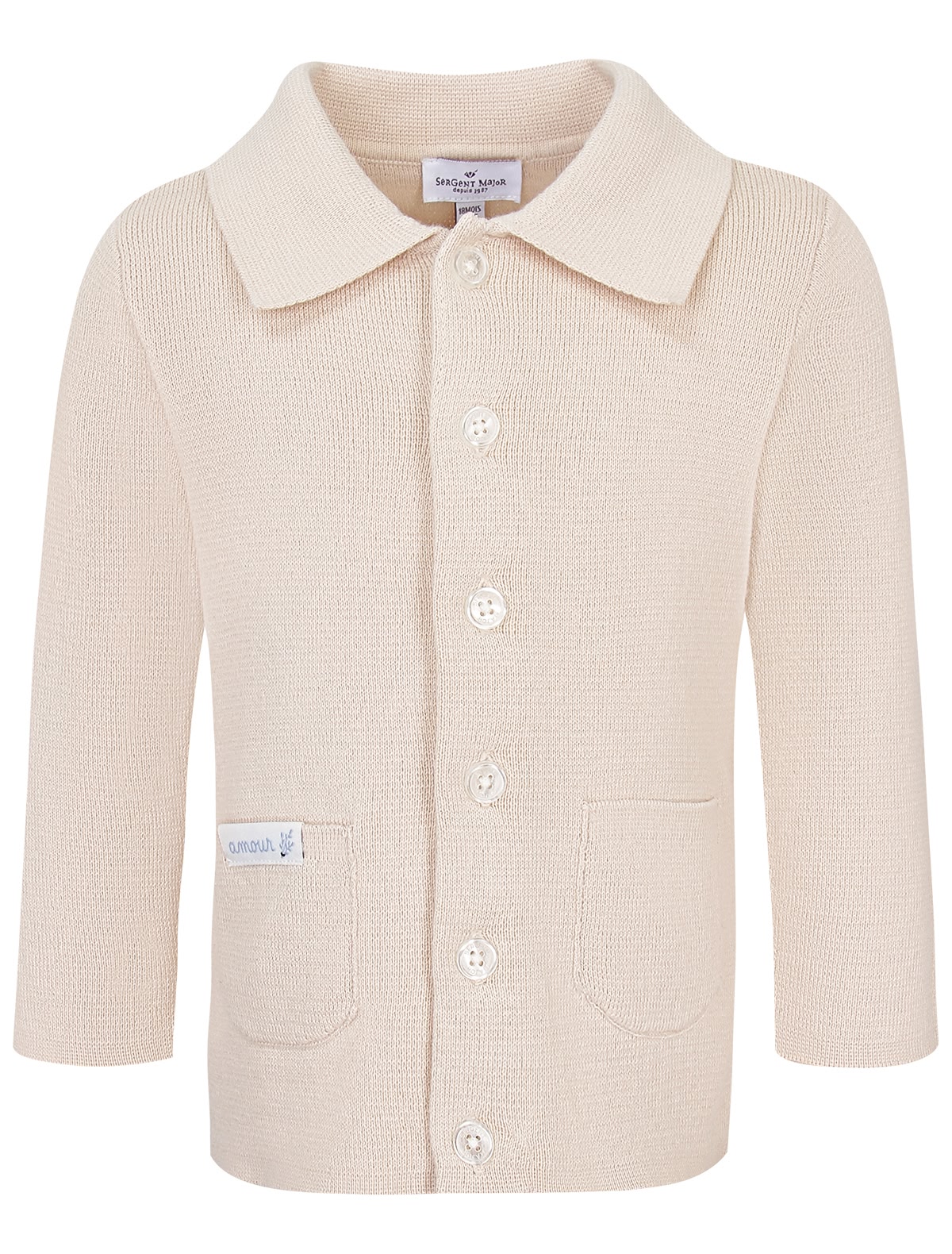 Кремовый кардиган из хлопка