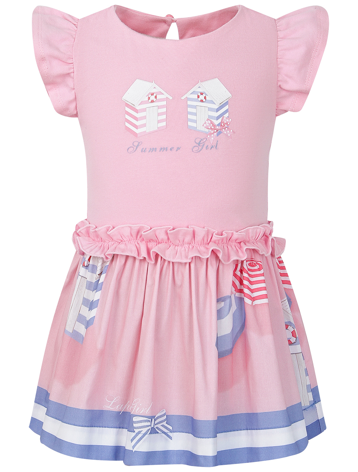 Платье Lapin House 2304430, цвет розовый, размер 12 1054609175095 - фото 1