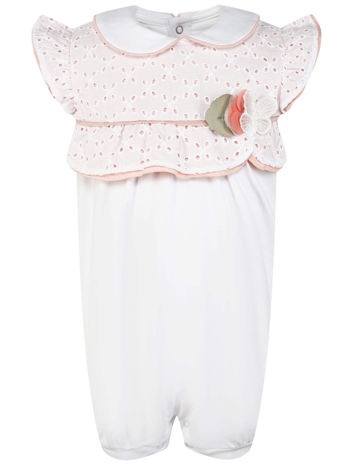 Боди с вышивкой ришелье