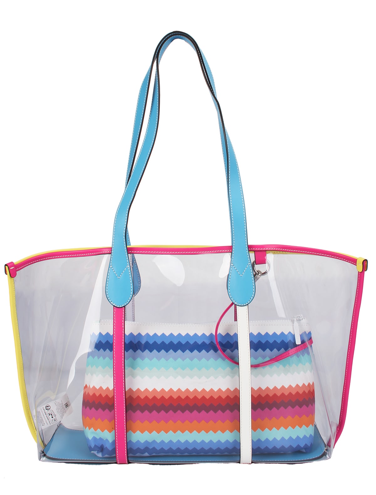 Прозрачная сумка с косметичкой