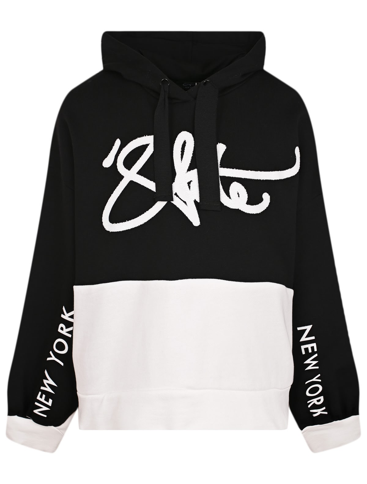 Худи черно-белое  «New York»