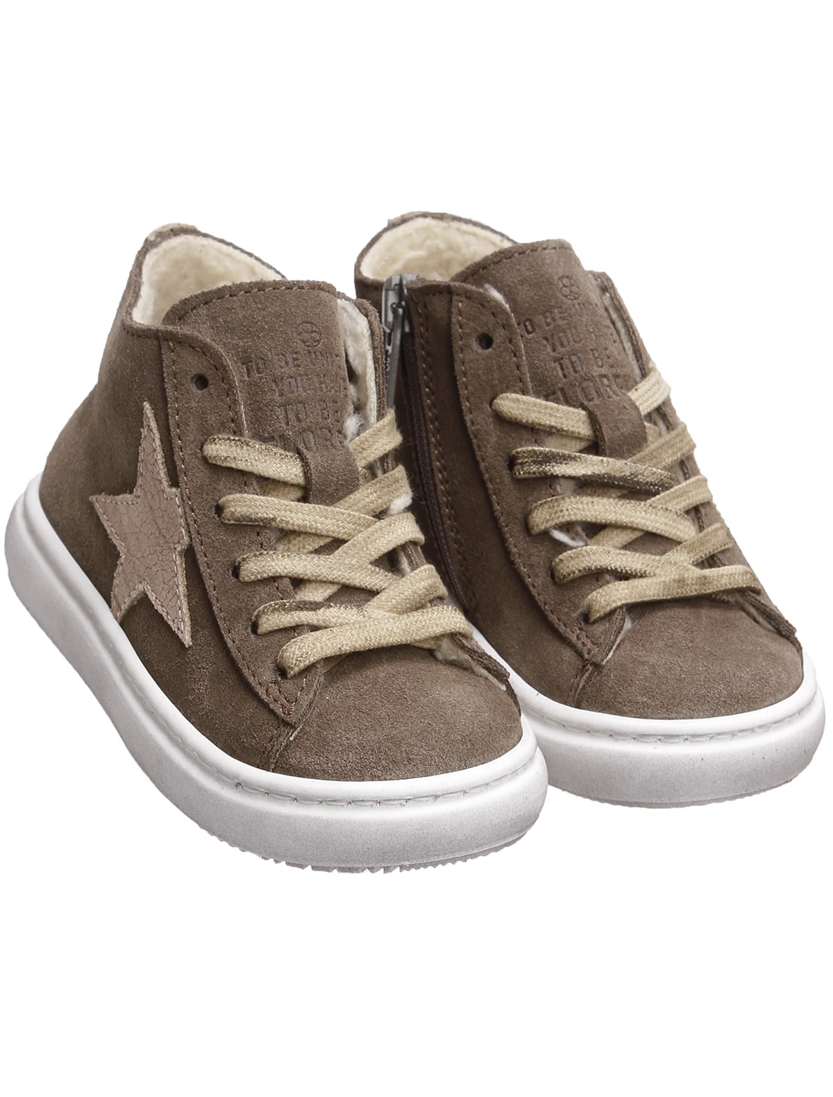 Высокие утепленные кеды