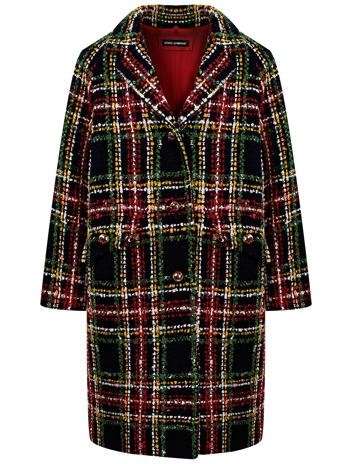 Пальто Dolce & Gabbana 2263863, цвет красный, размер 7 1124509083728 - фото 8