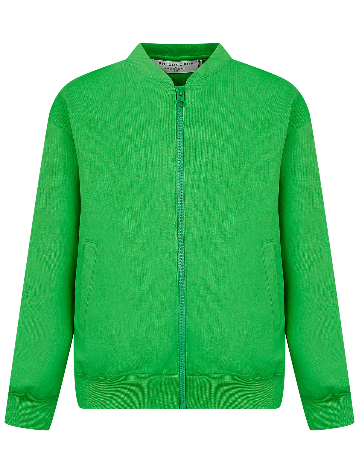 Зеленая хлопковая Толстовка