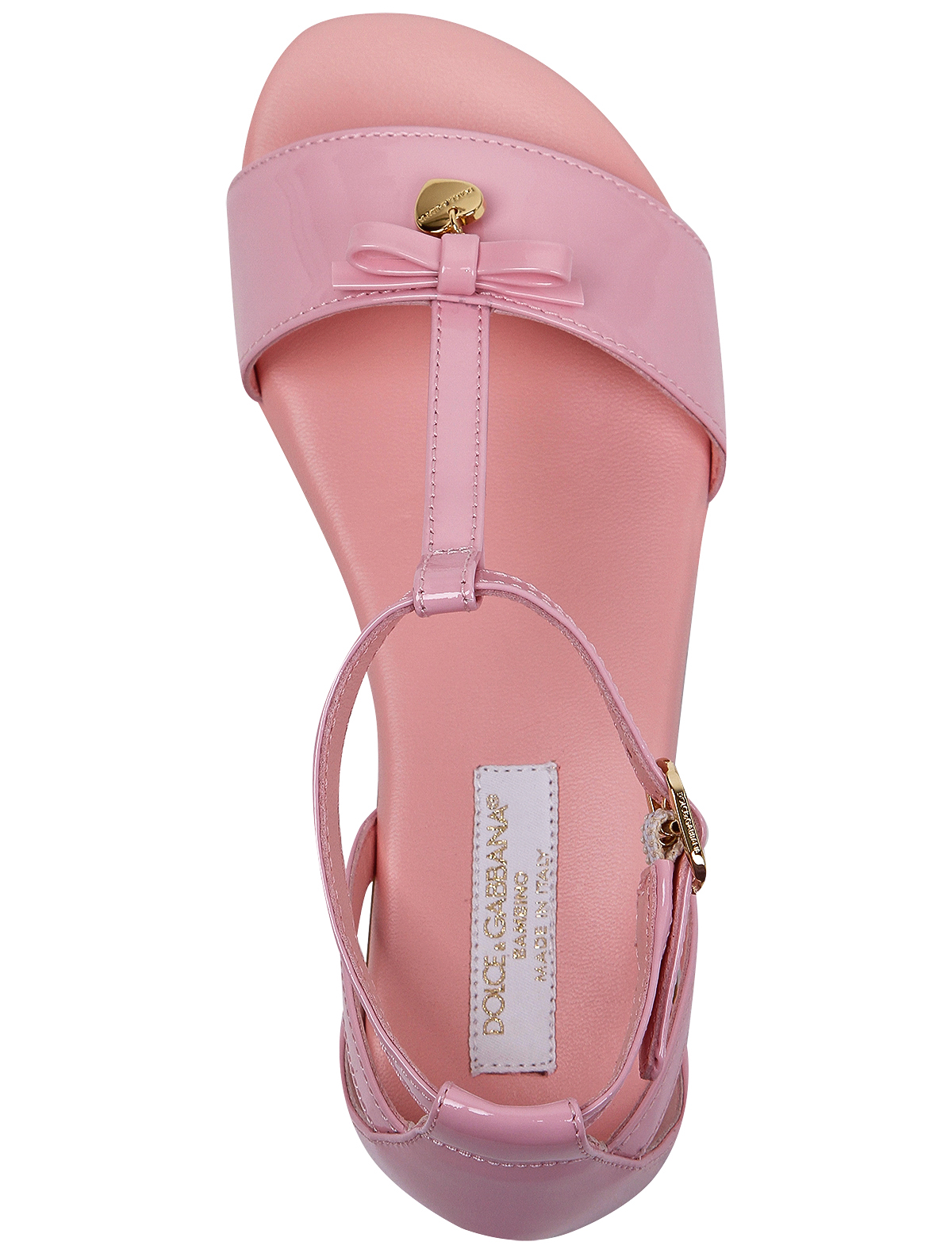 Босоножки Dolce & Gabbana 2281795, цвет розовый, размер 35 2164509171345 - фото 4
