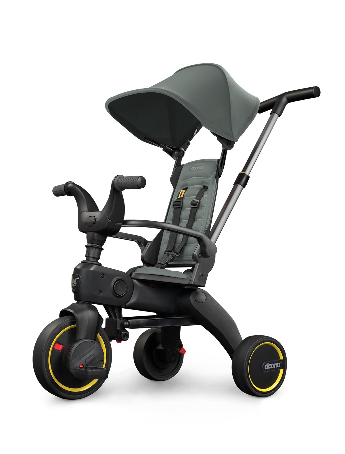 Складной трехколесный велосипед Doona Liki Trike S3, Forest Grey