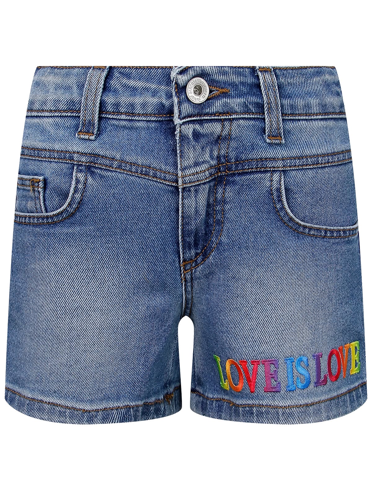 Джинсовые шорты Love is love