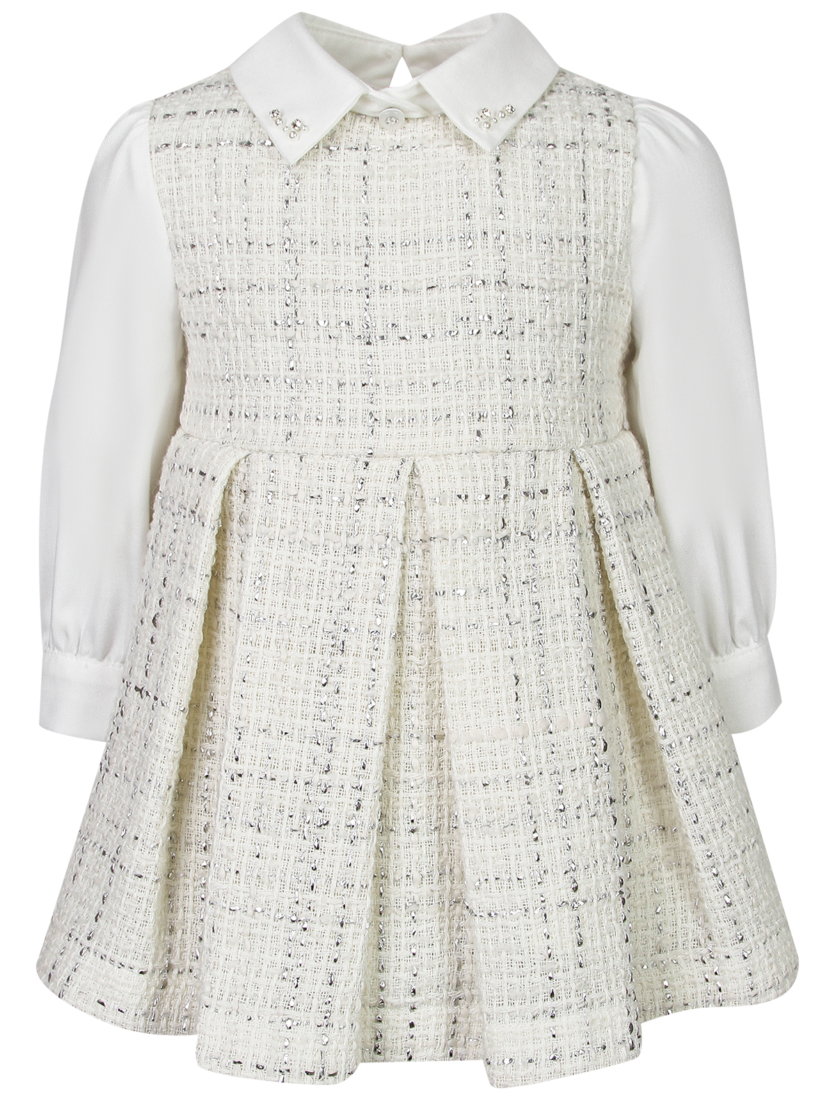 Платье Lapin House 2624318, цвет белый, размер 4