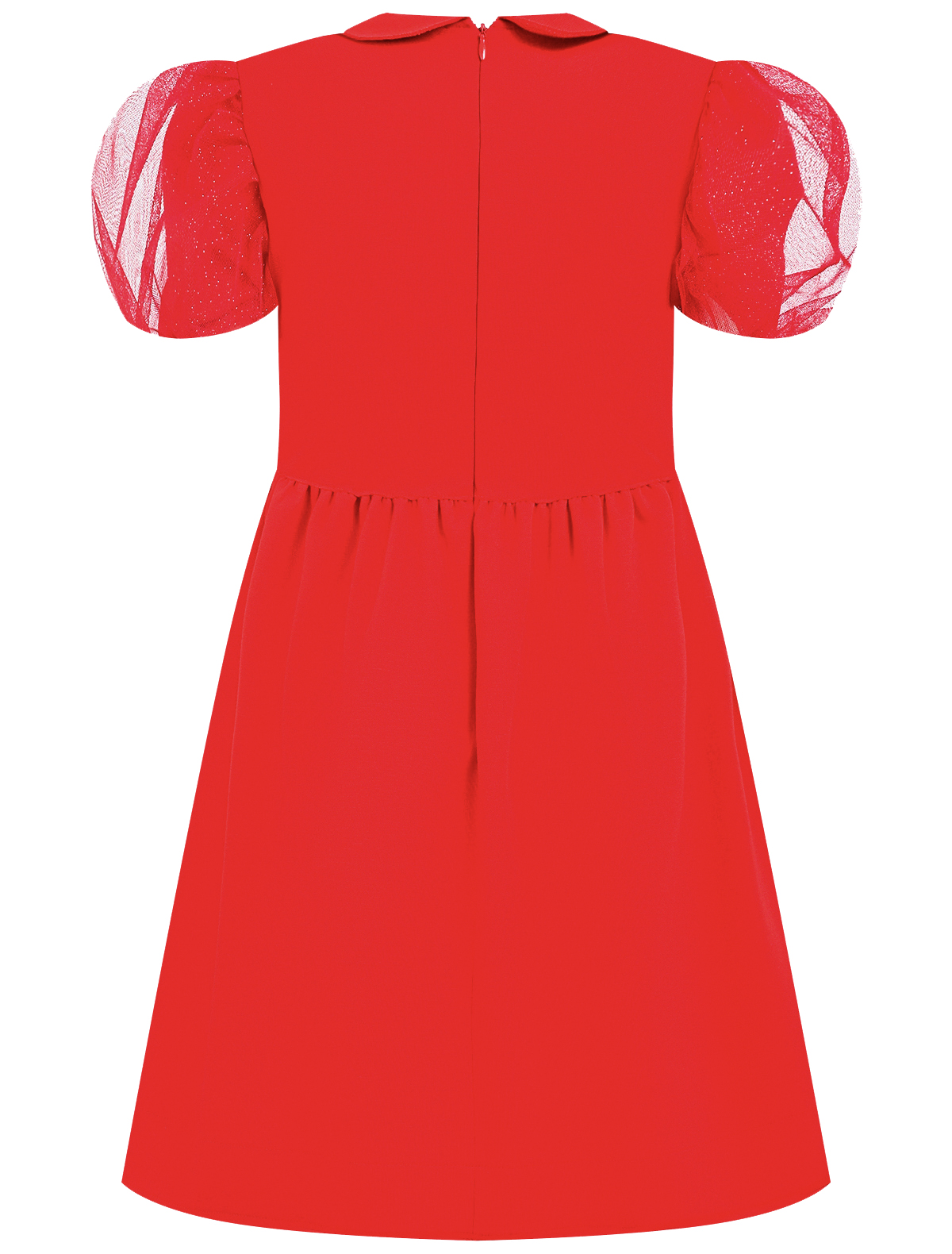 Платье Il Gufo 2244159, цвет красный, размер 2 1054609081792 - фото 2
