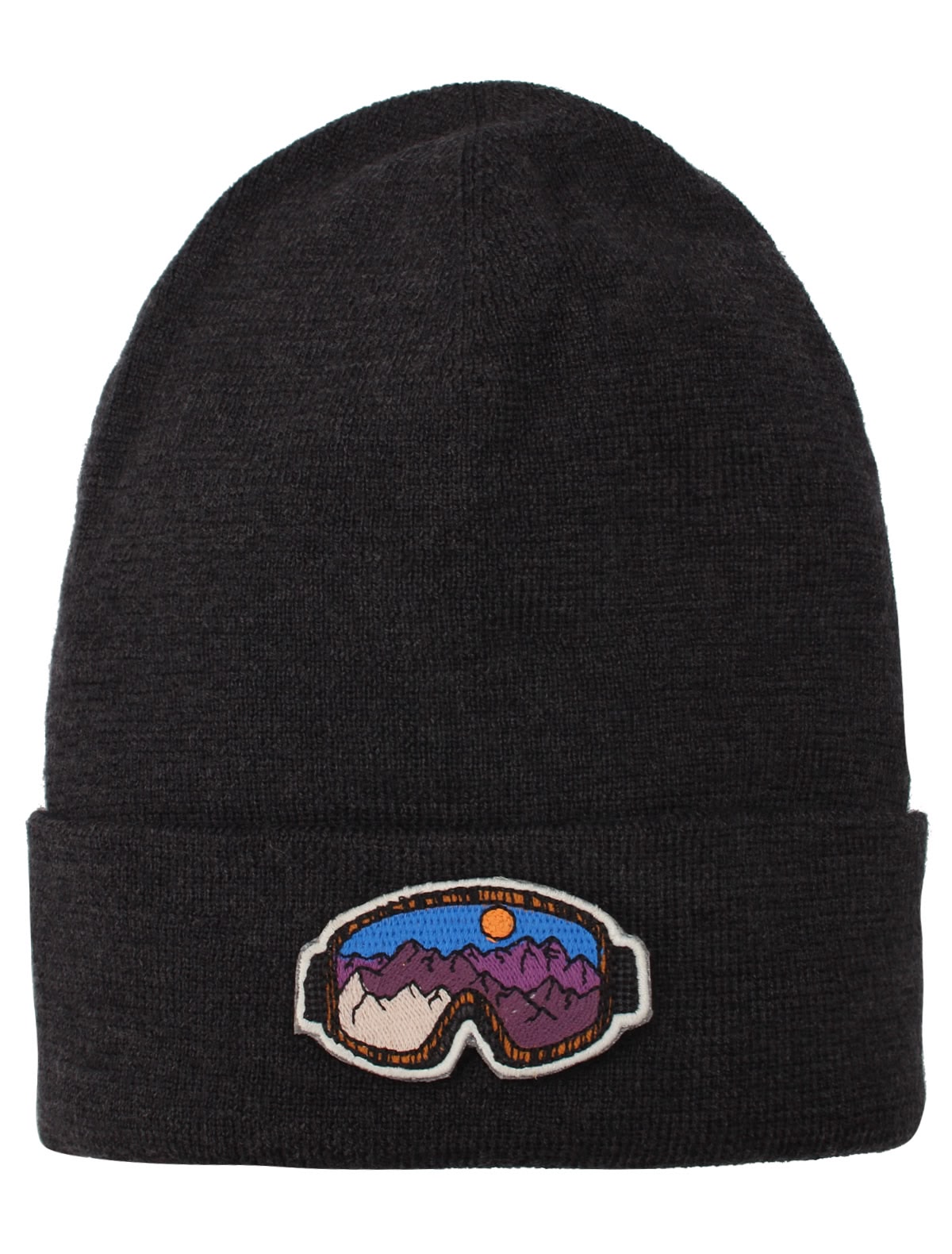 Тёмно-серая шапка из шерсти