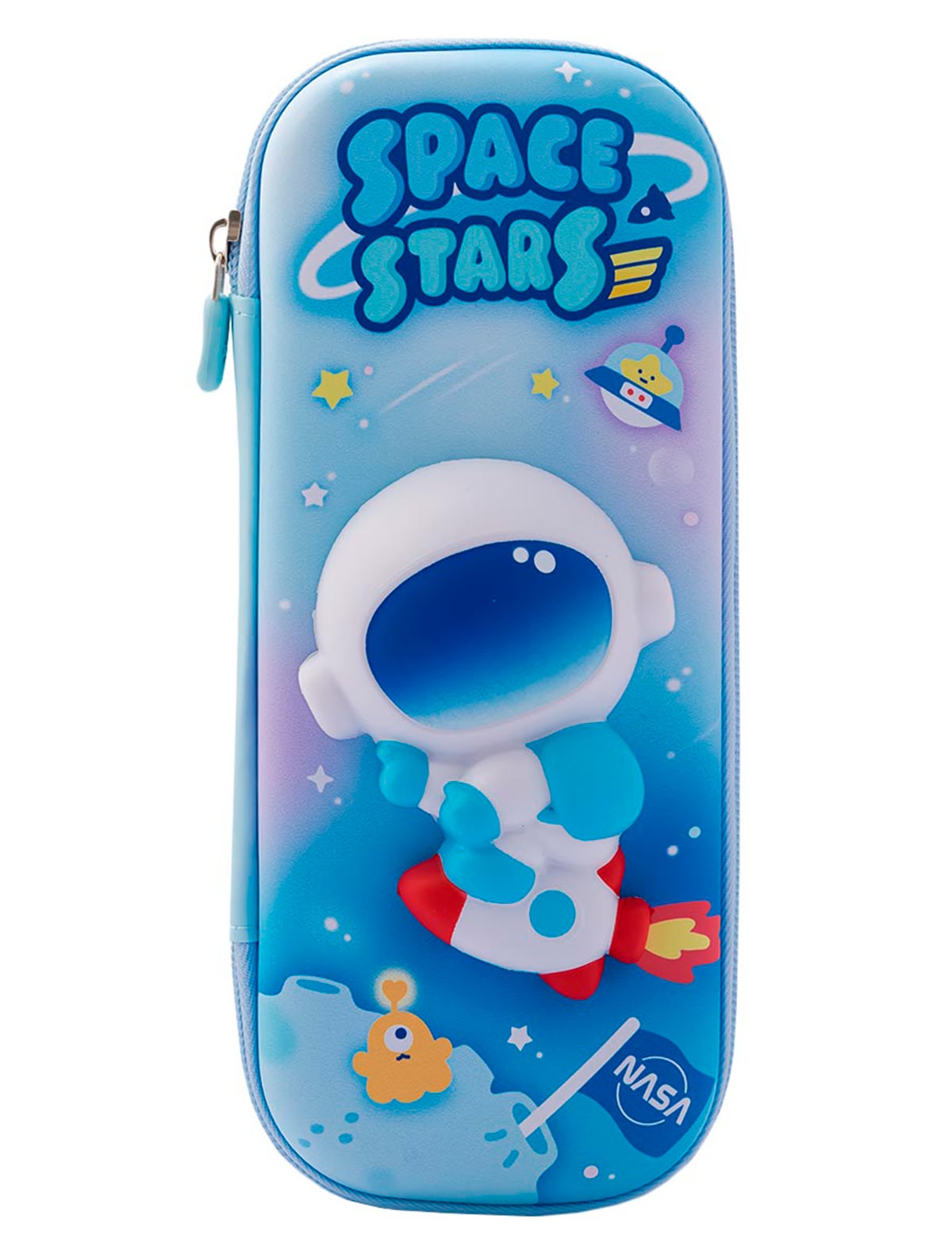Пенал школьный со сквишем Космонавт на ракете