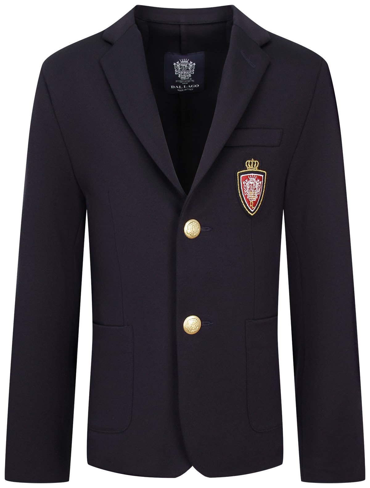 Пиджак с гербовой нашивкой