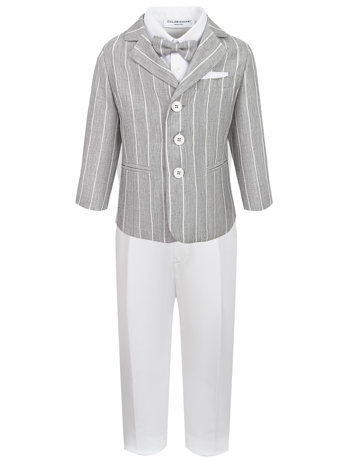 Костюм с льняным пиджаком