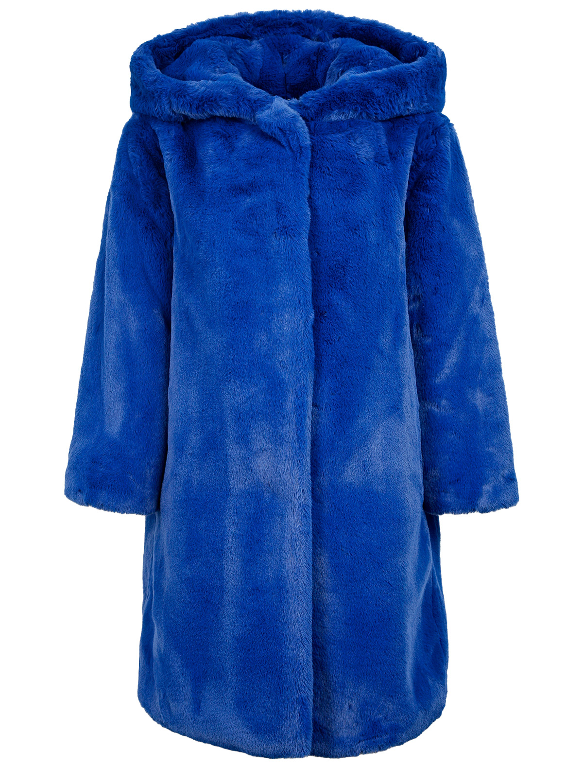 Пальто меховое TWINSET 2356073, цвет синий, размер 11 4124509180011 - фото 1