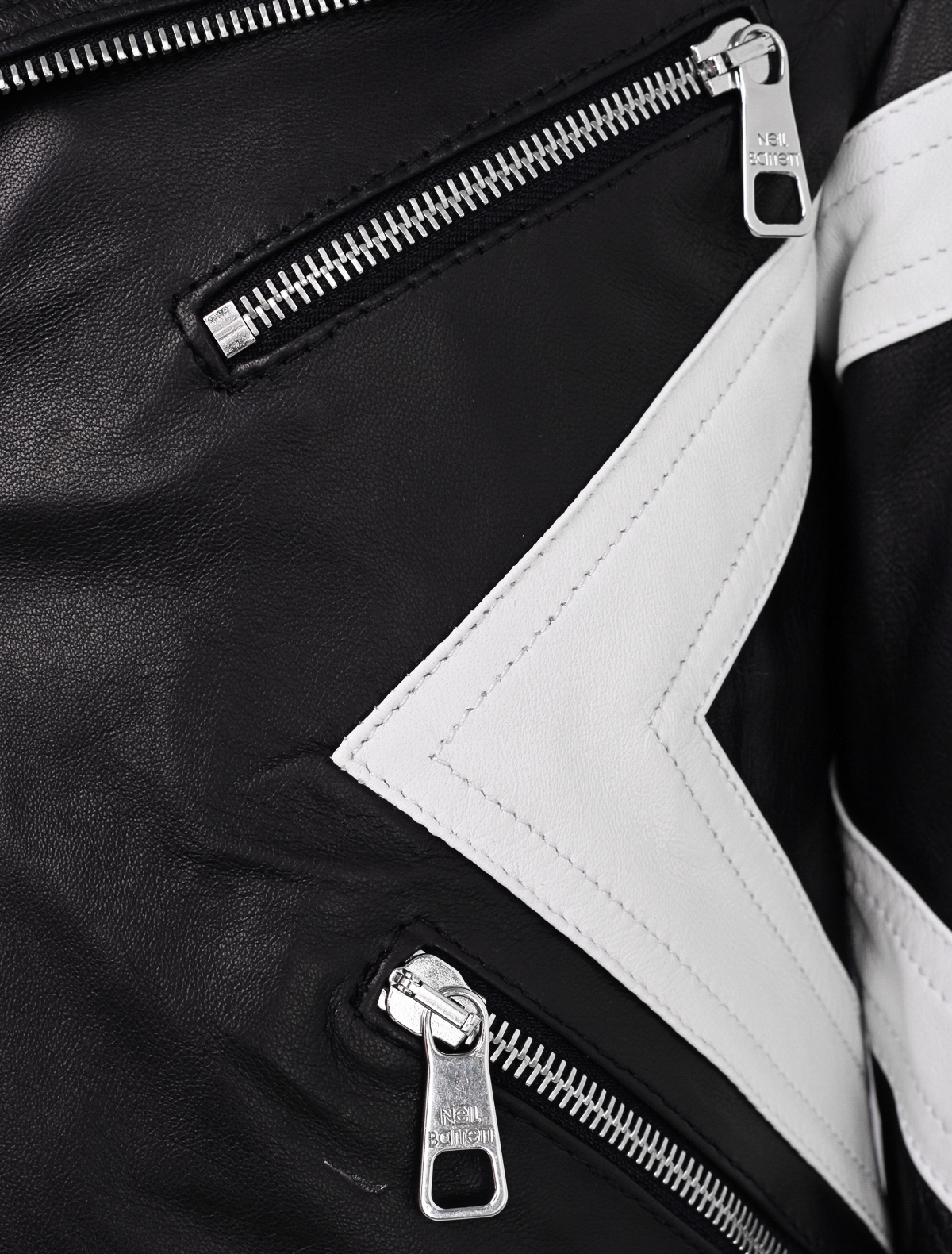 Куртка NEIL BARRETT KIDS 1950882, цвет черный, размер 7 1071118970157 - фото 3