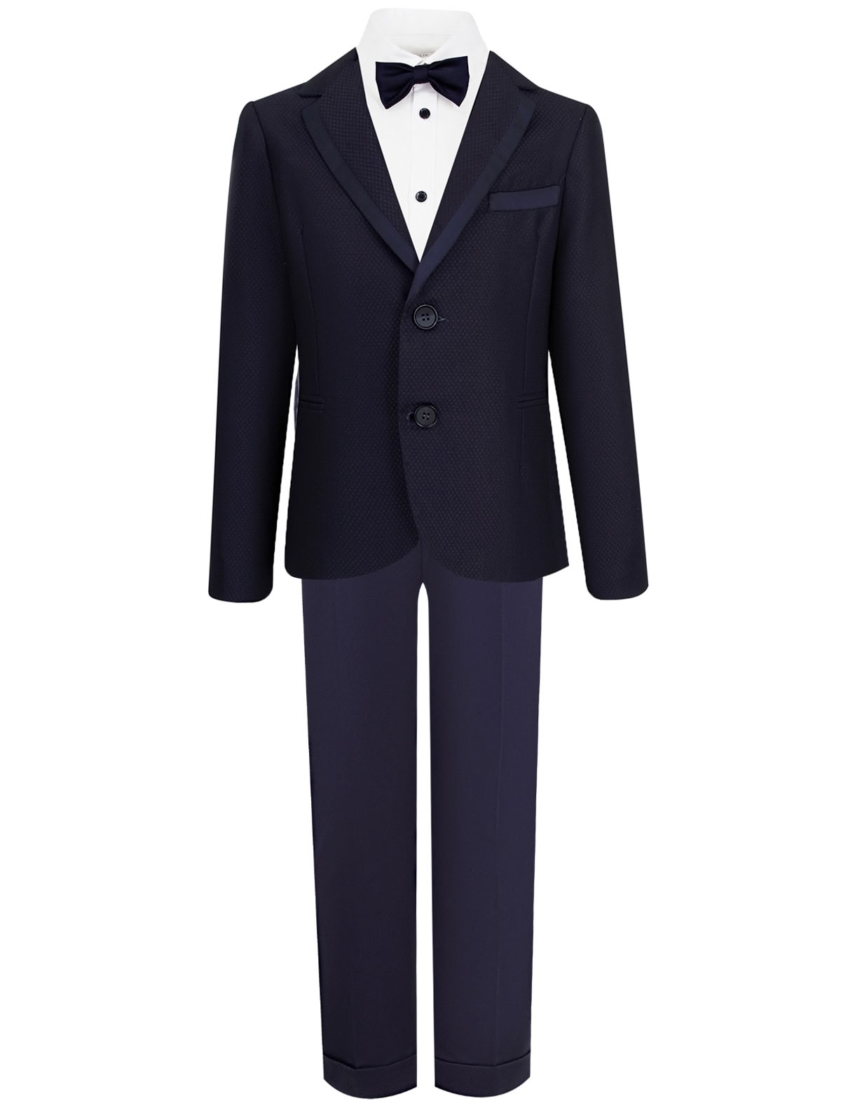 Темно-синий костюм